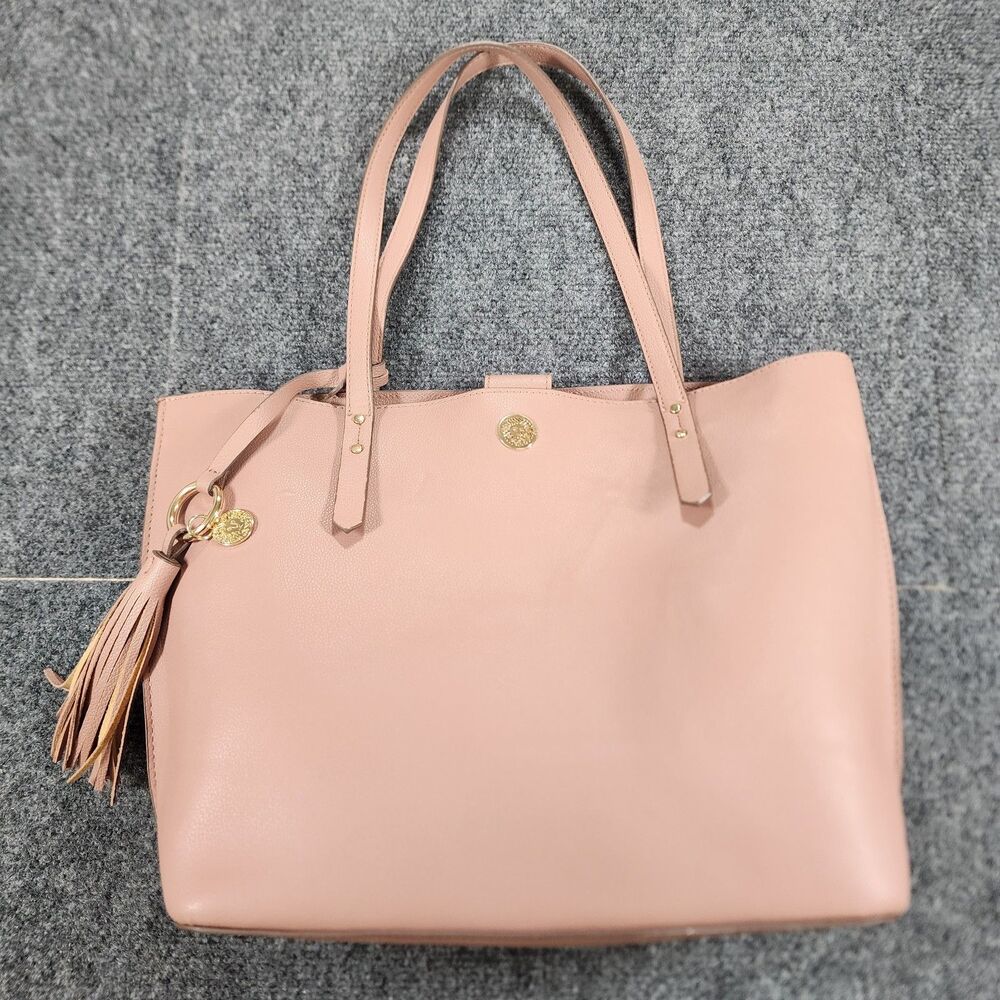 Anne Klein Tote Bag with Tassel Detail Blush Pink